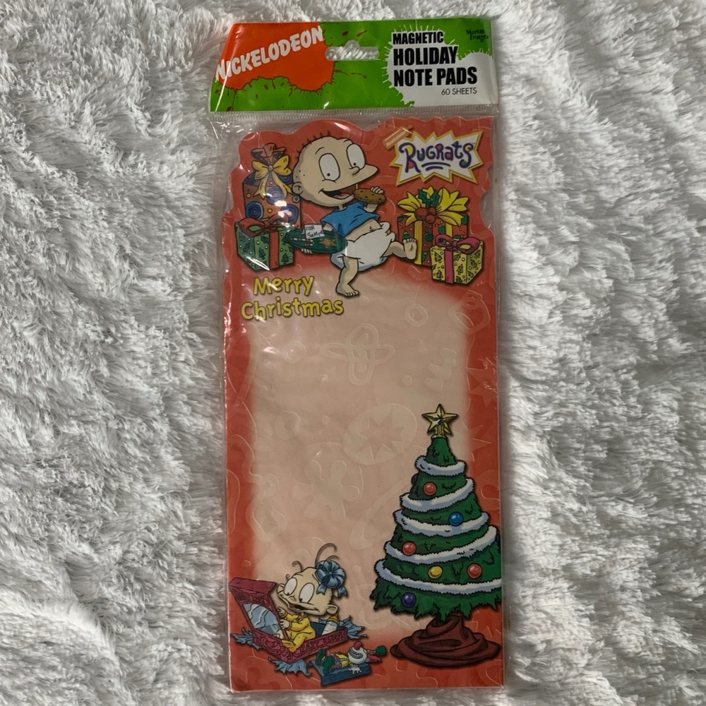 Nickelodeon 2004 Sealed Rugrats Magnetic Holiday Note Pads